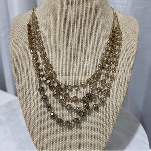 Gold layered necklace